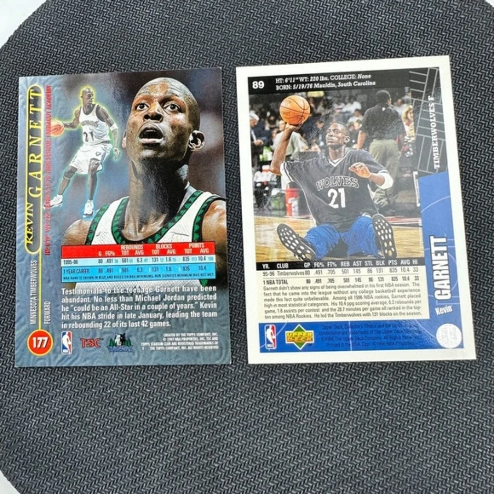 Kevin Garnett lot of 9 (Timberwolves) - Picture 11 of 15